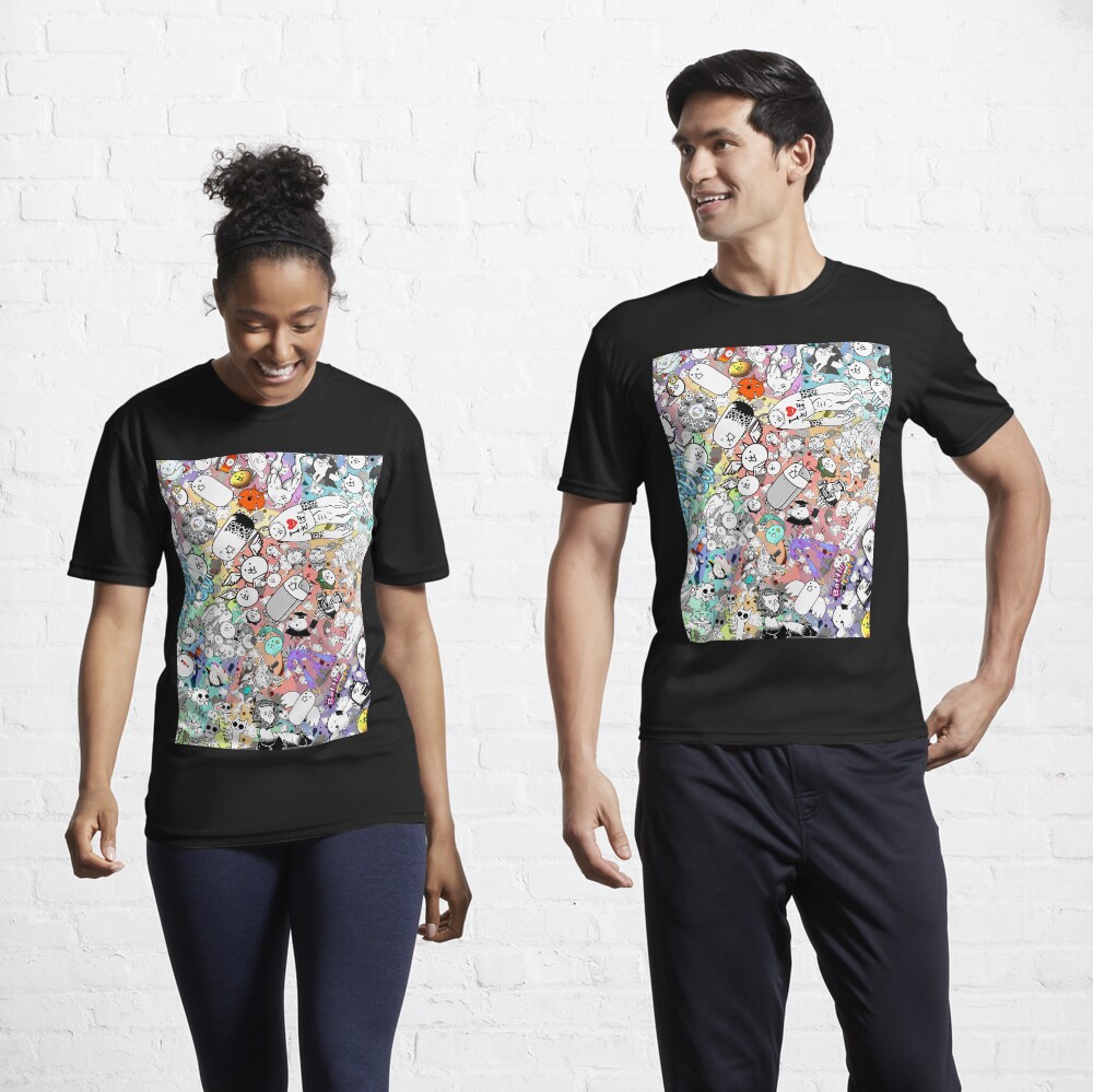 Vista previa del artículo con la obra «Camiseta deportiva», diseñado y vendido por PixelRune.