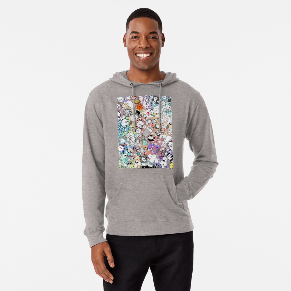 Vista previa del artículo con la obra «Sudadera ligera con capucha», diseñado y vendido por PixelRune.