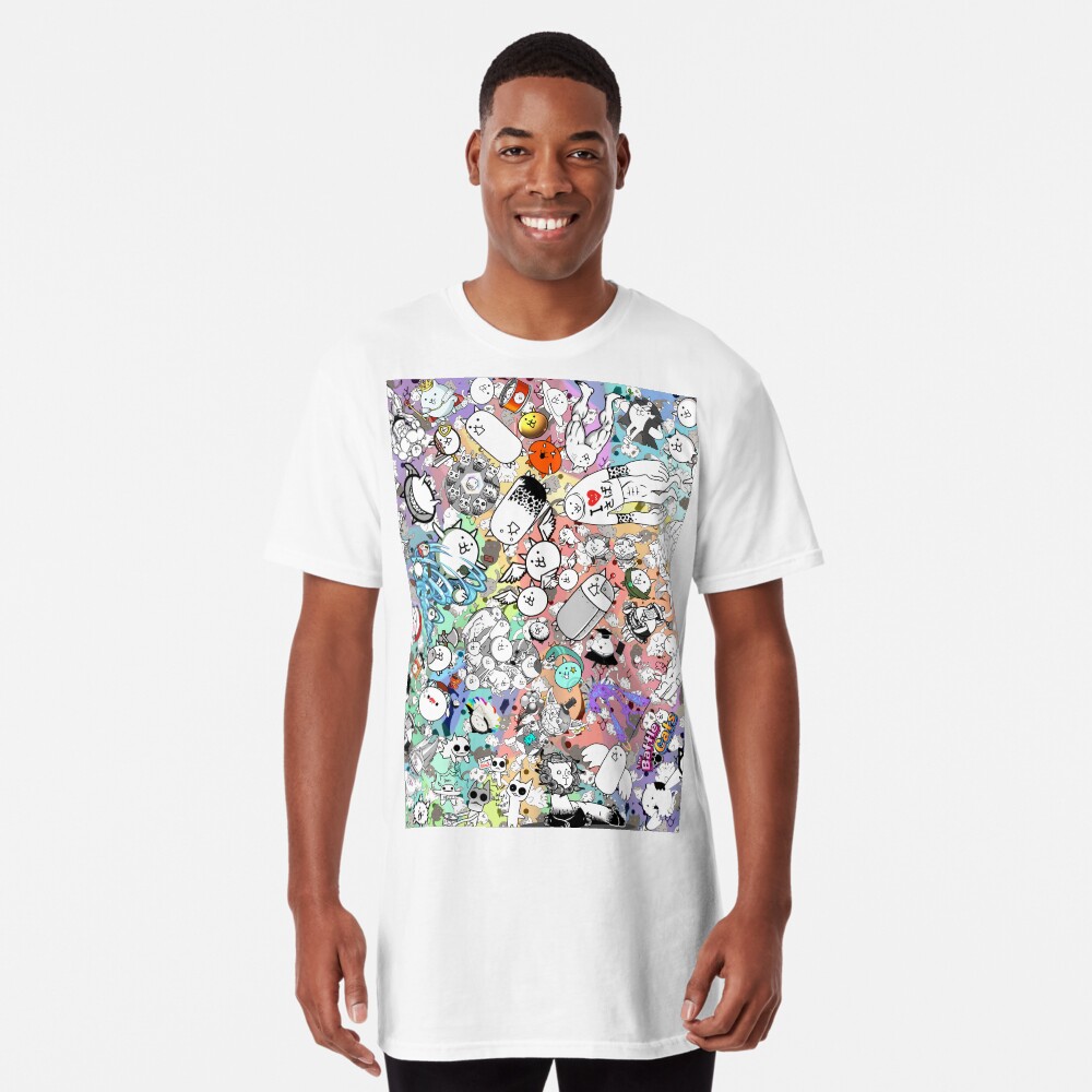 Vista previa del artículo con la obra «Camiseta larga», diseñado y vendido por PixelRune.