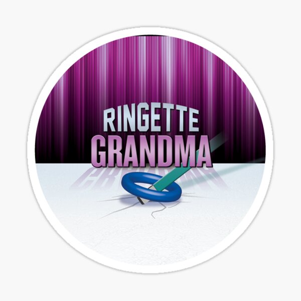 'Ringette Grandma' Sticker