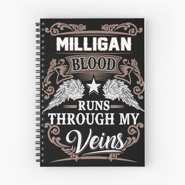 Item preview, Milligan Name T Shirt - Milligan Blood Runs Through My Veins  Gift Item Tee designed and sold by artiagasonya.