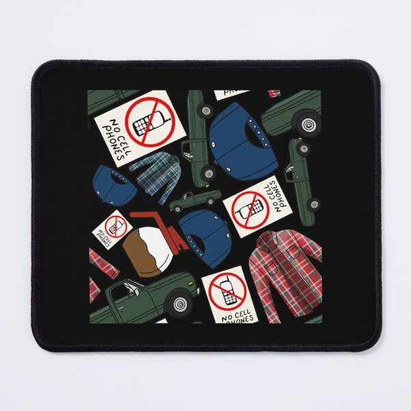 Item preview, Lukes Flannel Shirt Fan Pattern Icons All Over Print White Pack   designed and sold by BriannaNieto.