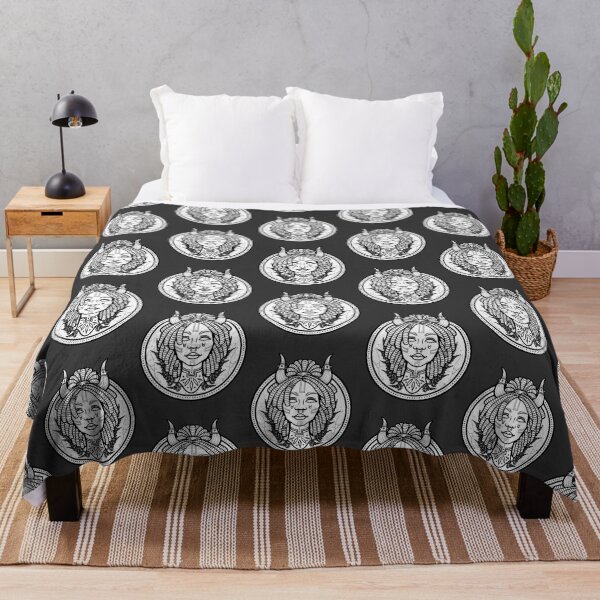 Item preview, Queen TAURUS (black and white) designed and sold by spicyavocxdo.