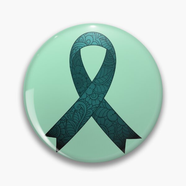 Item preview, PMDD Awareness Ribbon. Darkness of depression, Teal for Insight, Turquoise for Balance. 1 in 20, it is very real and often debilitating. designed and sold by Orianah.