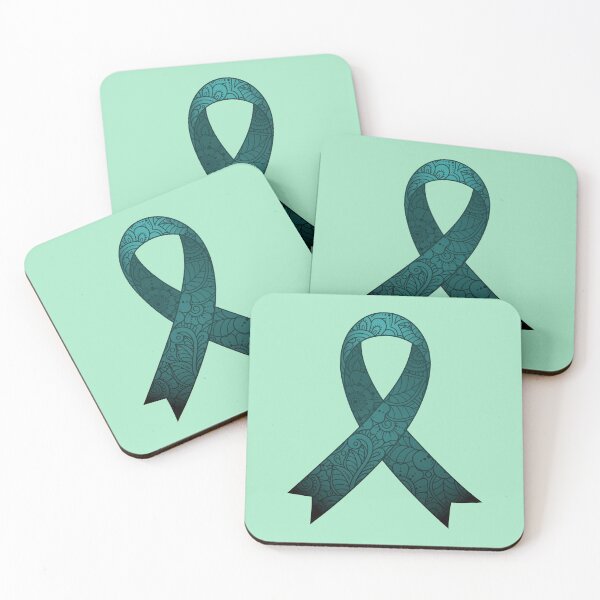 Item preview, PMDD Awareness Ribbon. Darkness of depression, Teal for Insight, Turquoise for Balance. 1 in 20, it is very real and often debilitating. designed and sold by Orianah.