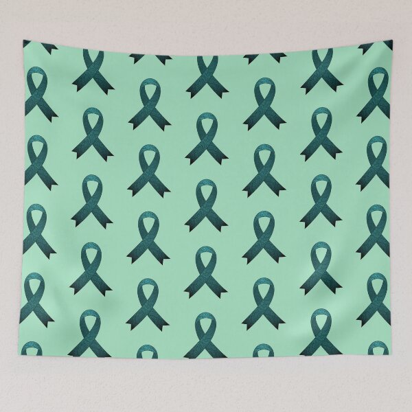 Item preview, PMDD Awareness Ribbon. Darkness of depression, Teal for Insight, Turquoise for Balance. 1 in 20, it is very real and often debilitating. designed and sold by Orianah.