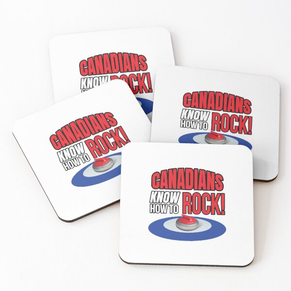 Item preview, 'Canadians Know How To Rock!' (White) designed and sold by The Button Gal.