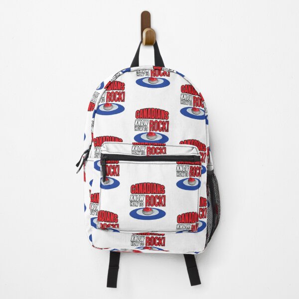 Item preview, 'Canadians Know How To Rock!' (White) designed and sold by The Button Gal.