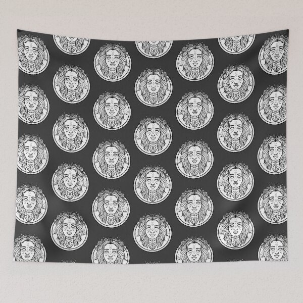 Item preview, Queen SAGITTARIUS (black and white)  designed and sold by spicyavocxdo.