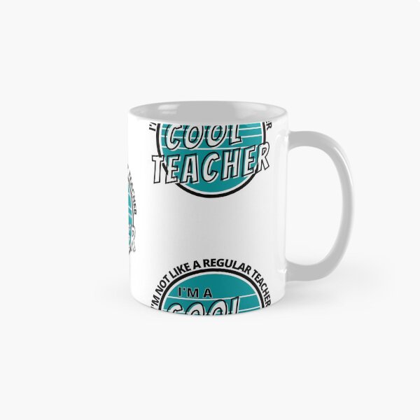 Artikelvorschau, Ich bin kein normaler Lehrer, ich bin ein cooler Lehrer Turquoise Bold - von Boo-da-chay entworfen und verkauft von Boo-da-chay.