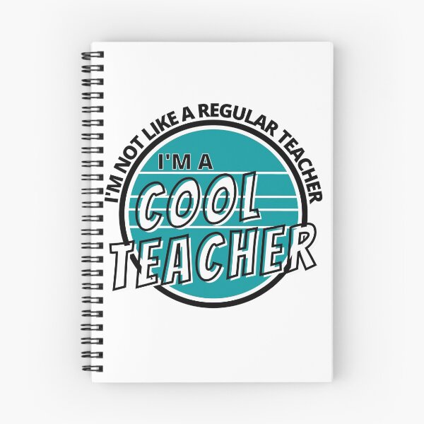 Item preview, I'm Not Like a Regular Teacher I'm a Cool Teacher Turquoise Bold - by Boo-da-chay designed and sold by Boo-da-chay.