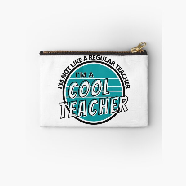 Item preview, I'm Not Like a Regular Teacher I'm a Cool Teacher Turquoise Bold - by Boo-da-chay designed and sold by Boo-da-chay.
