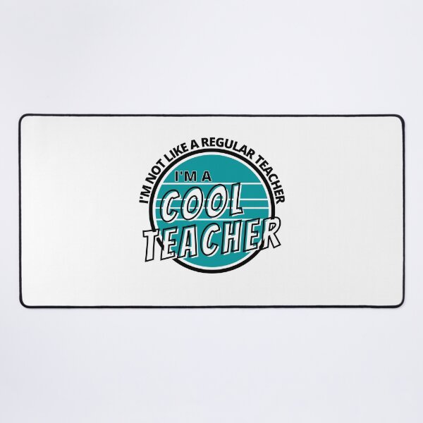 Item preview, I'm Not Like a Regular Teacher I'm a Cool Teacher Turquoise Bold - by Boo-da-chay designed and sold by Boo-da-chay.