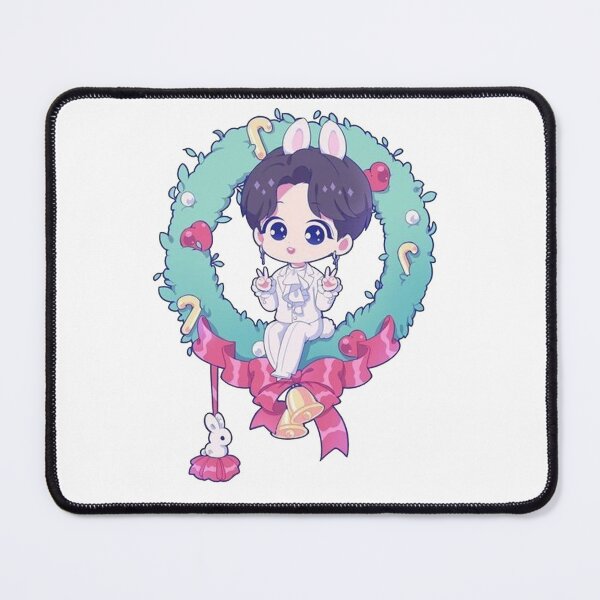 Item preview, All i want for Christmas is Bts K Pop Christmas Wreath designed and sold by NerdCulture.