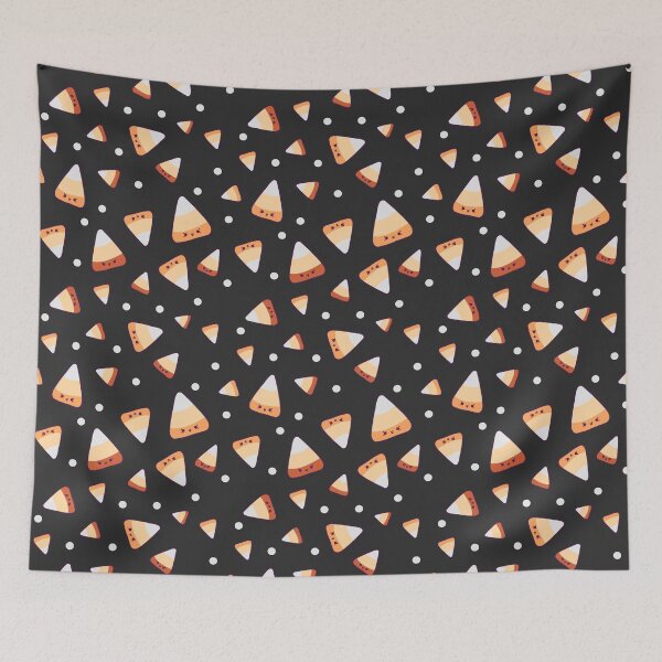 Item preview, Happy Candy Corn Dark Grey designed and sold by EndearinOrchid.