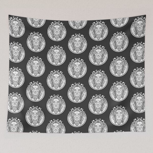 Item preview, Queen AQUARIUS (black and white) designed and sold by spicyavocxdo.