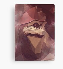 Low Polygon Wrex Canvas Print