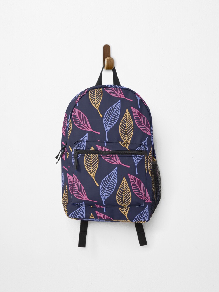 Thumbnail 1 of 3, Backpack, Colorful Leaves Modern Pattern designed and sold by BluePlanet.