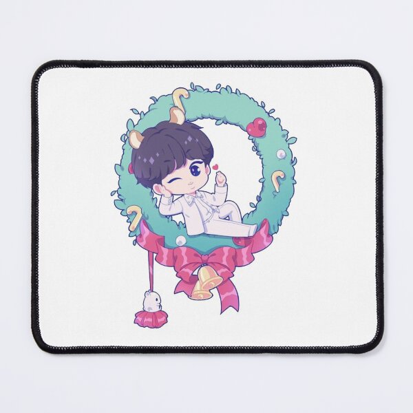 Item preview, All i want for Christmas is Bts K Pop Christmas Wreath designed and sold by NerdCulture.