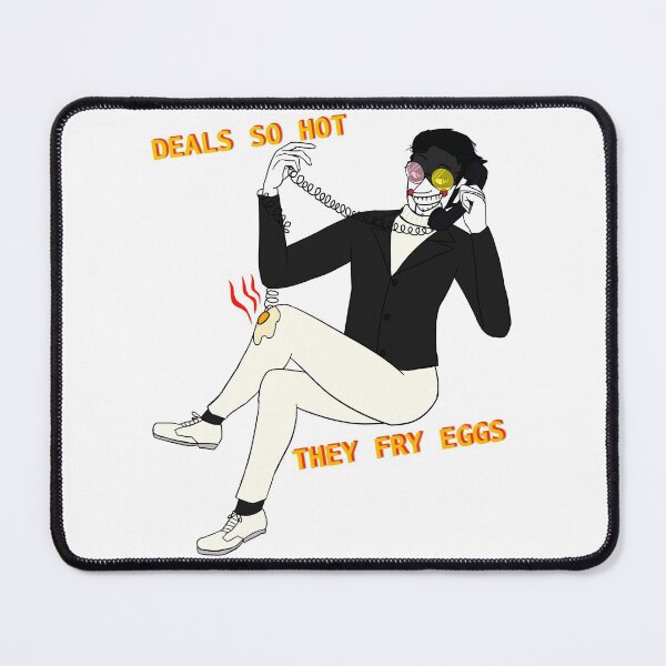 Item preview, Spamton's hot EGG-FRYING Deals! designed and sold by RainbowPatooie.