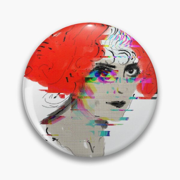 Artikelvorschau, Luisa Marchesa Casati Glitch-Wellenlänge entworfen und verkauft von KristaZed.