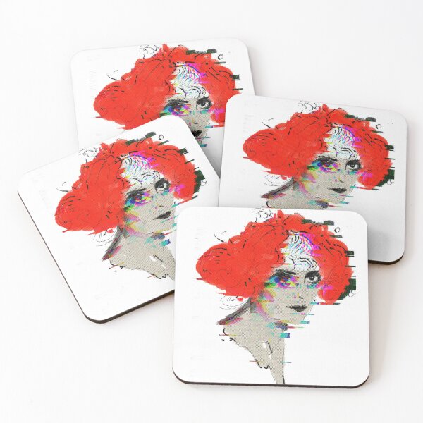 Item preview, Luisa Marchesa Casati Glitch Wavelength  designed and sold by KristaZed.