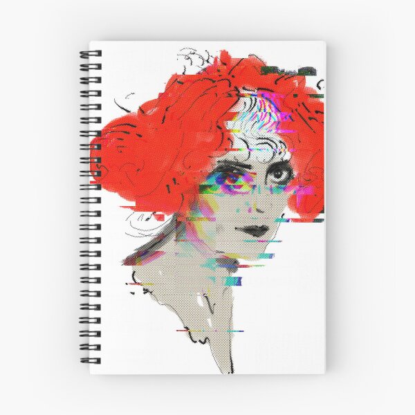 Item preview, Luisa Marchesa Casati Glitch Wavelength  designed and sold by KristaZed.