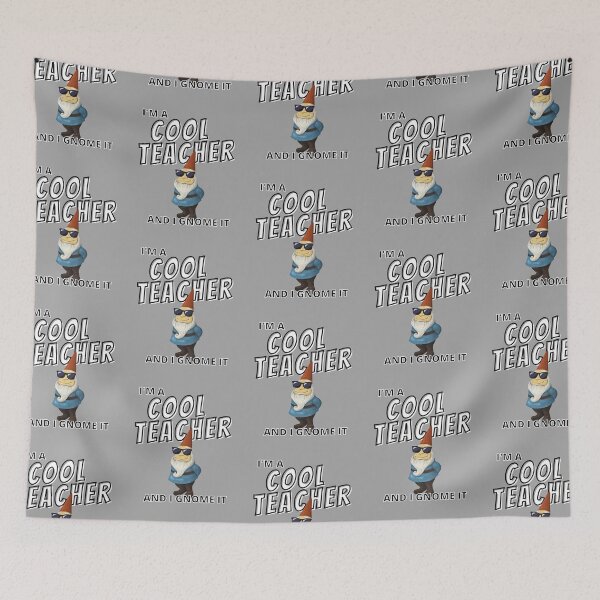 Aperçu de l'œuvre « I'm a Cool Teacher and I Gnome It - Cool Teacher Gnome avec Sungasses - » par Boo-da-chay créée et vendue par Boo-da-chay.