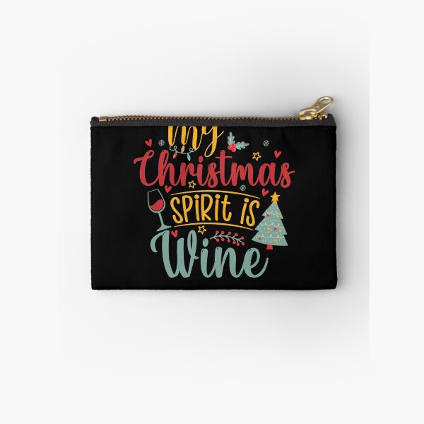 Item preview, My Christmas Spirit Is Wine, Funny Christmas Drinking designed and sold by KunKhalil.