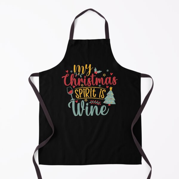 Item preview, My Christmas Spirit Is Wine, Funny Christmas Drinking designed and sold by KunKhalil.