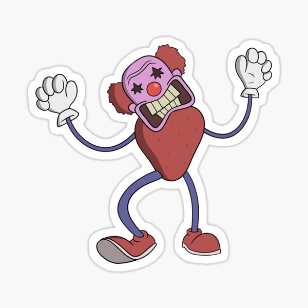 Grunkfuss the Clown - One Night at Flumpty's Sticker for Sale by