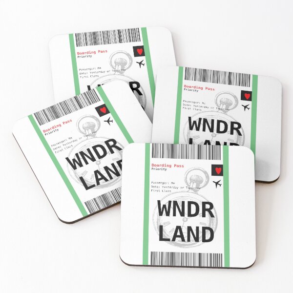 Item preview, Wonderland Boarding Pass designed and sold by KristaZed.