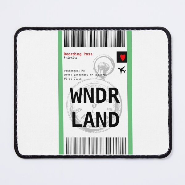 Item preview, Wonderland Boarding Pass designed and sold by KristaZed.