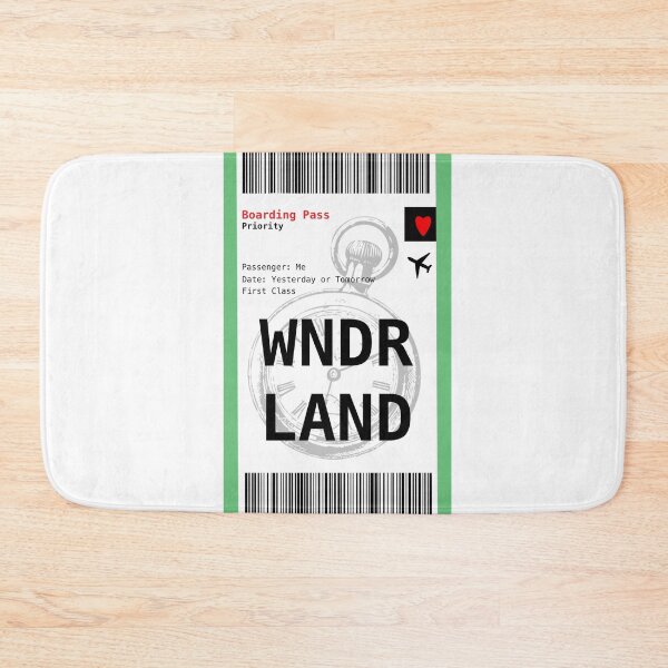 Item preview, Wonderland Boarding Pass designed and sold by KristaZed.