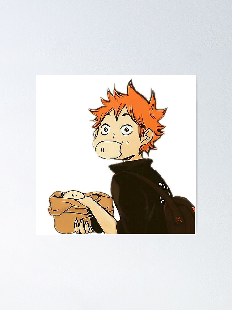 "Haikyuu Hinata Meat buns" Poster by Amitrix Redbubble