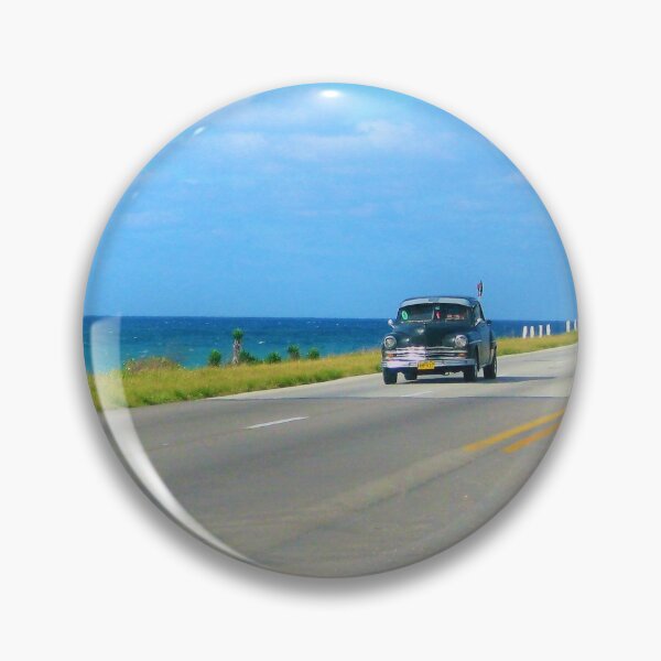 Item preview, Vintage car on the road designed and sold by Momentary.