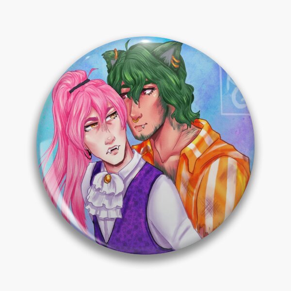 Item preview, Vampire and Werewolf Matchablossom designed and sold by Kenzie Glass.