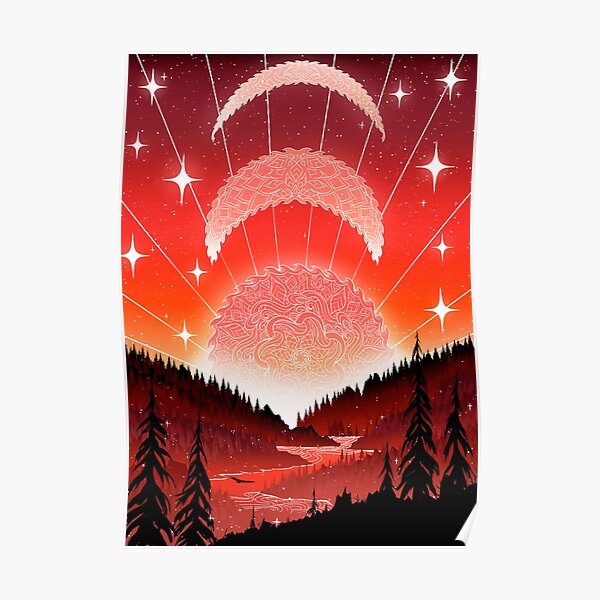 Moonset Poster