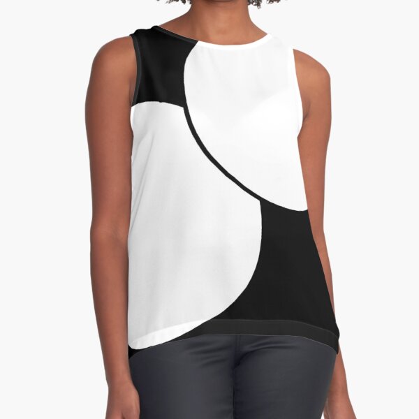 Sleeveless top COLOR BLOCK