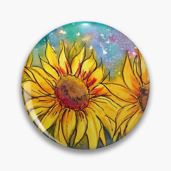 Item preview, Cosmic sunflower I designed and sold by Sketchbookist.