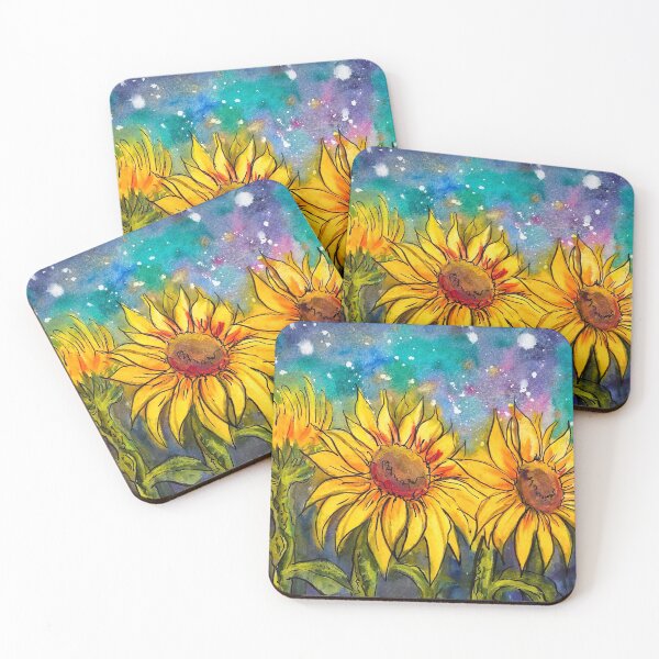 Item preview, Cosmic sunflower I designed and sold by Sketchbookist.