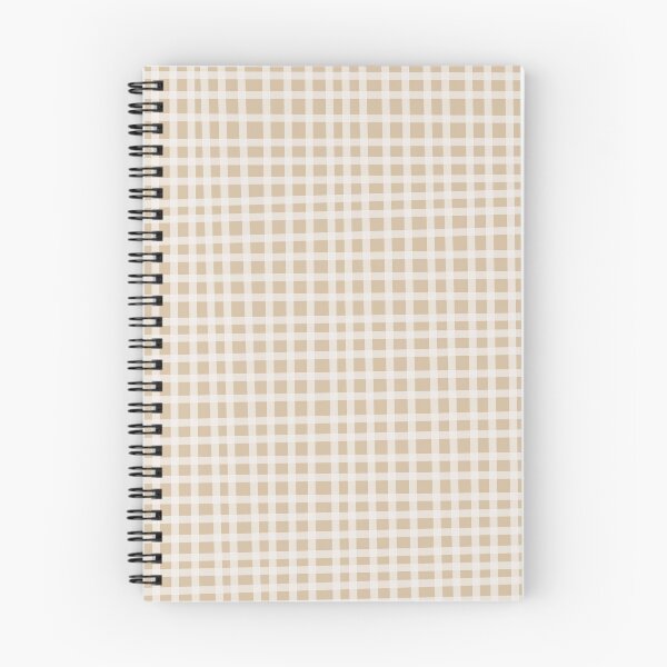 Item preview, cute beige plaid pattern designed and sold by Preppy Aesthetic Designs.