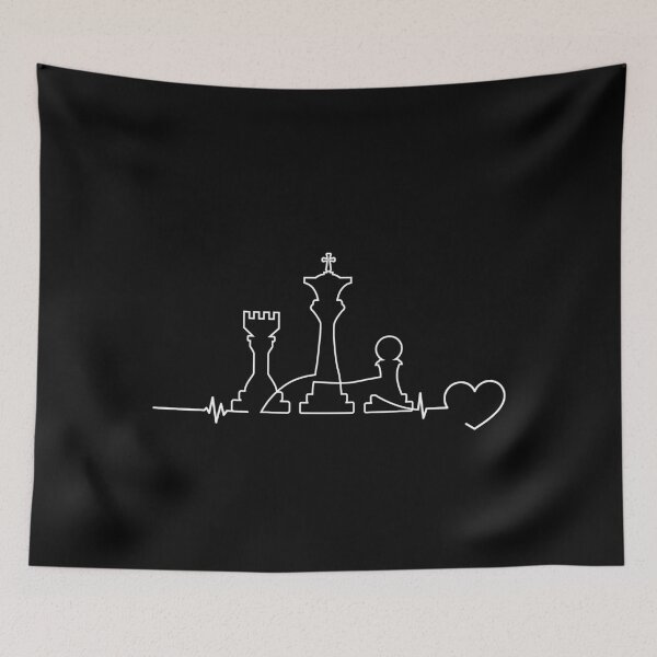 Item preview, Chess Heartbeat Chess Master Chess Lovers Chess Player designed and sold by teeteeup.