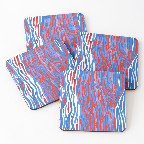 Item preview, Red and Blue Jungle designed and sold by Minxylynx4.
