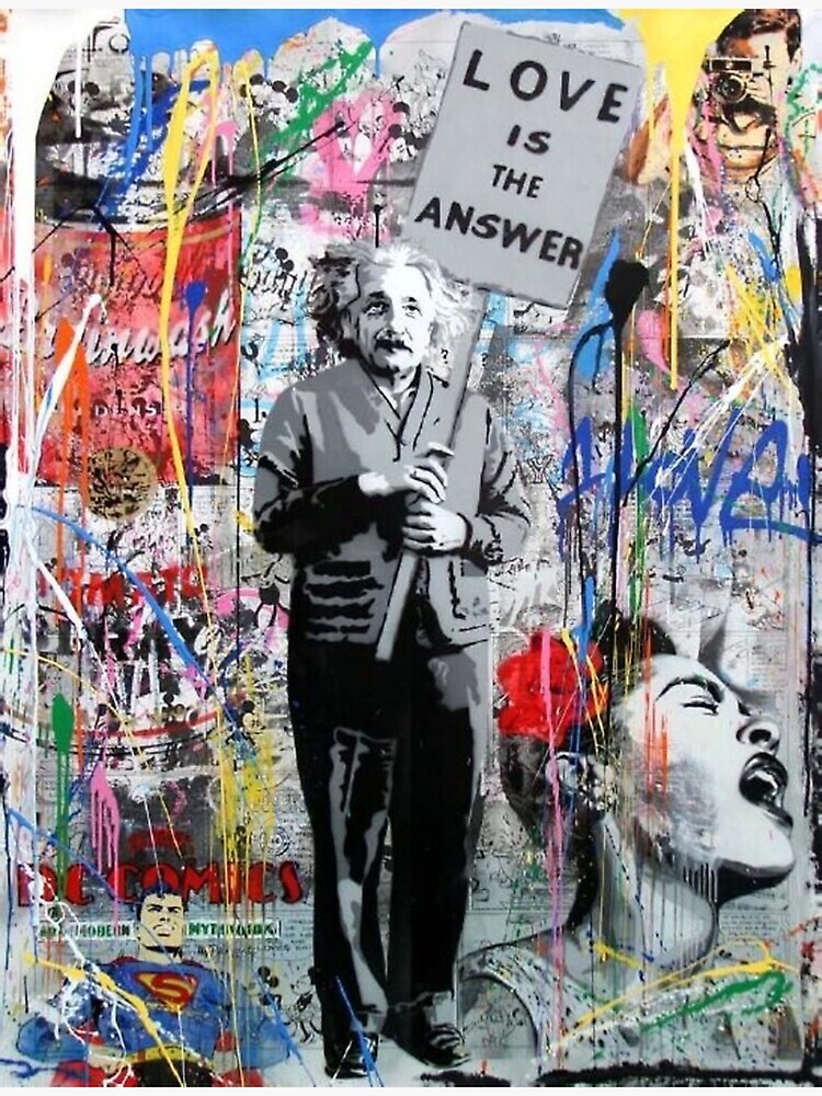 banksy albert einstein