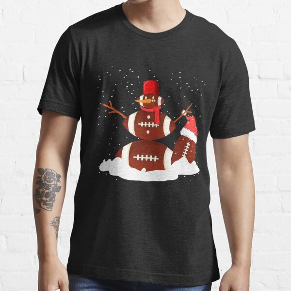 American Football Christmas Shirt, Football Ball With Reindeer Horns  T-Shirt - TeeNavi