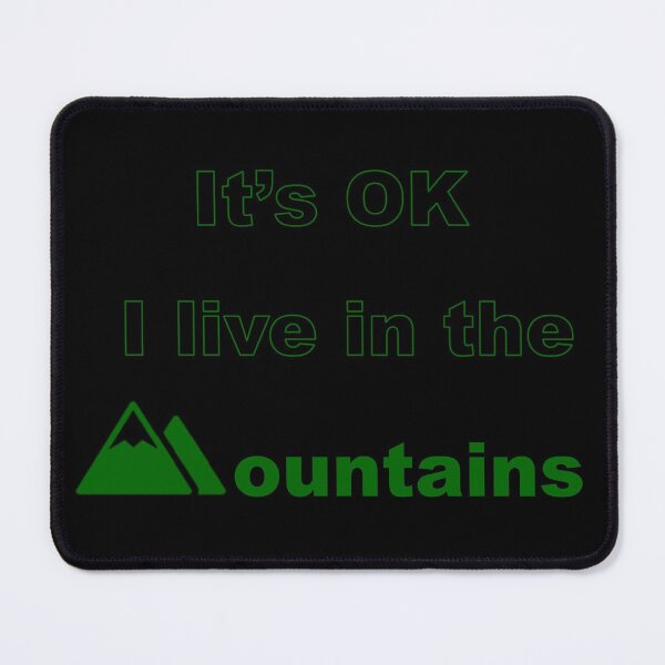 Item preview, It's OK-Clear Green on Black designed and sold by HighCountry2021.