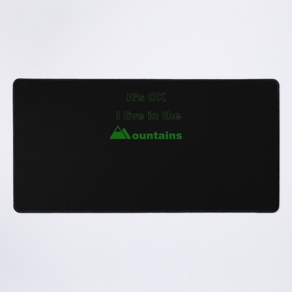 Item preview, It's OK-Clear Green on Black designed and sold by HighCountry2021.