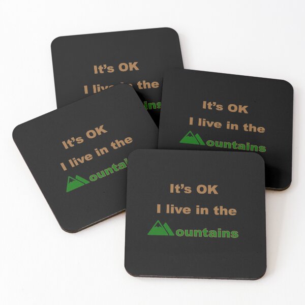 Item preview, It's OK-Brown on Black designed and sold by HighCountry2021.