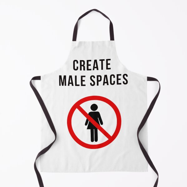 Item preview, CREATE MALE SPACES designed and sold by FunTextArt.